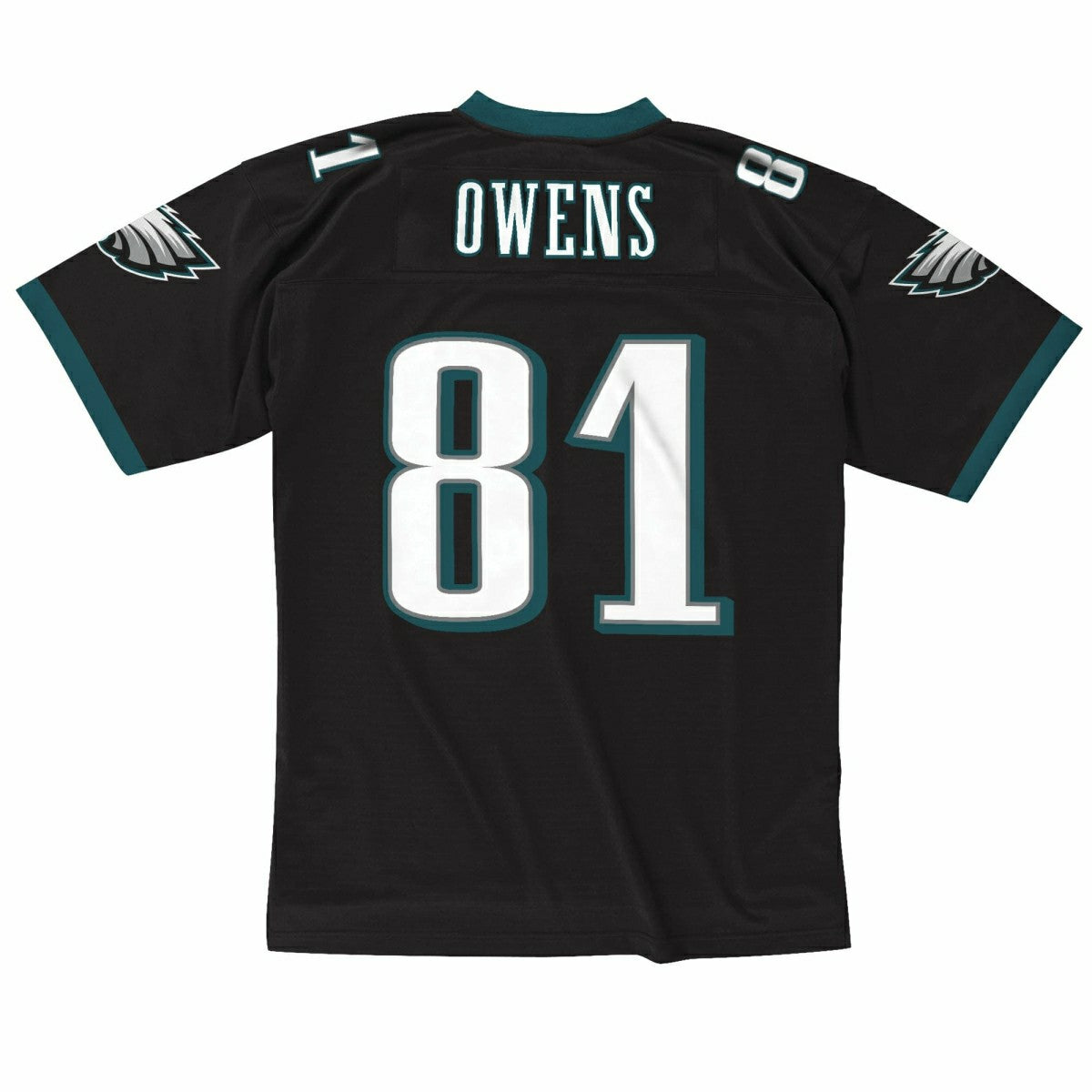 Terrell Owens #81 Philadelphia Eagles Mitchell & Ness Throwback NFL Jersey Black Lifestyle