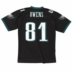 Terrell Owens #81 Philadelphia Eagles Mitchell & Ness Throwback NFL Jersey Black Lifestyle