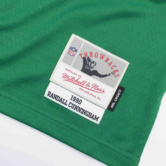 Randall Cunningham #12 Philadelphia Eagles 1990 Legacy Throwback NFL Jersey Green Taass for sale
