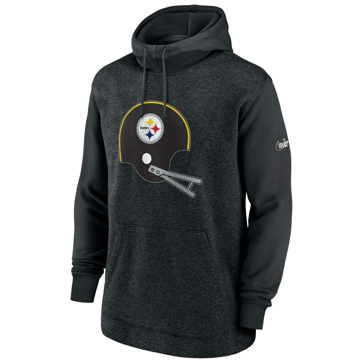Pittsburgh Steelers Classic Throwback Fleece NFL Hoodie Black Classic