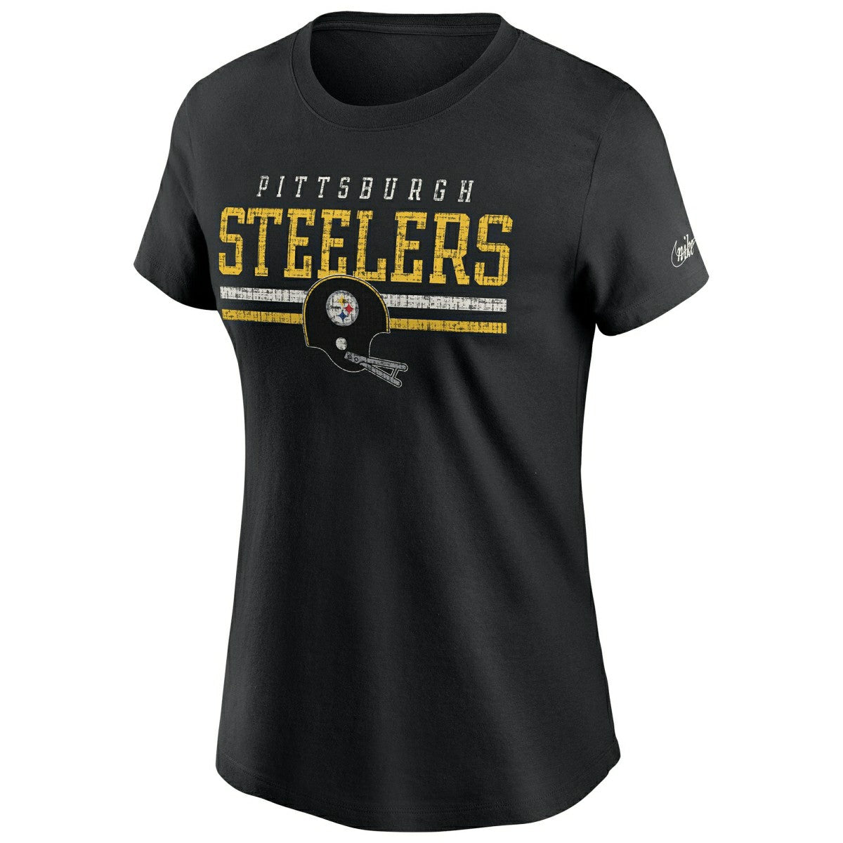 Pittsburgh Steelers Historic Distressed Nike NFL T-Shirt (WOMEN'S) Taass sale