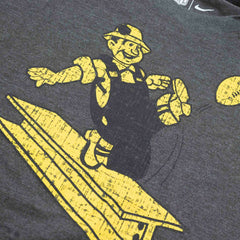 Pittsburgh Steelers Distressed Historic Nike Tri-Blend NFL T-Shirt Gray Taass US