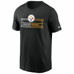 Pittsburgh Steelers Local Phrase Nike Essential NFL T-Shirt Black Classic