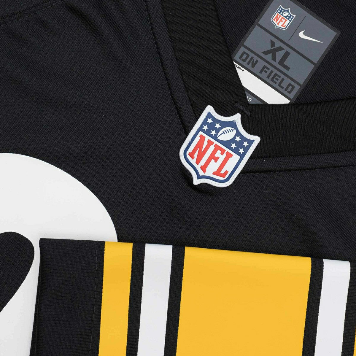 Minkah Fitzpatrick #39 Pittsburgh Steelers Nike Game NFL Football Jersey Black Lifestyle