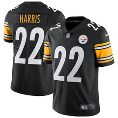 Najee Harris #22 Pittsburgh Steelers Nike Vapor Limited NFL Jersey Black Taass for sale