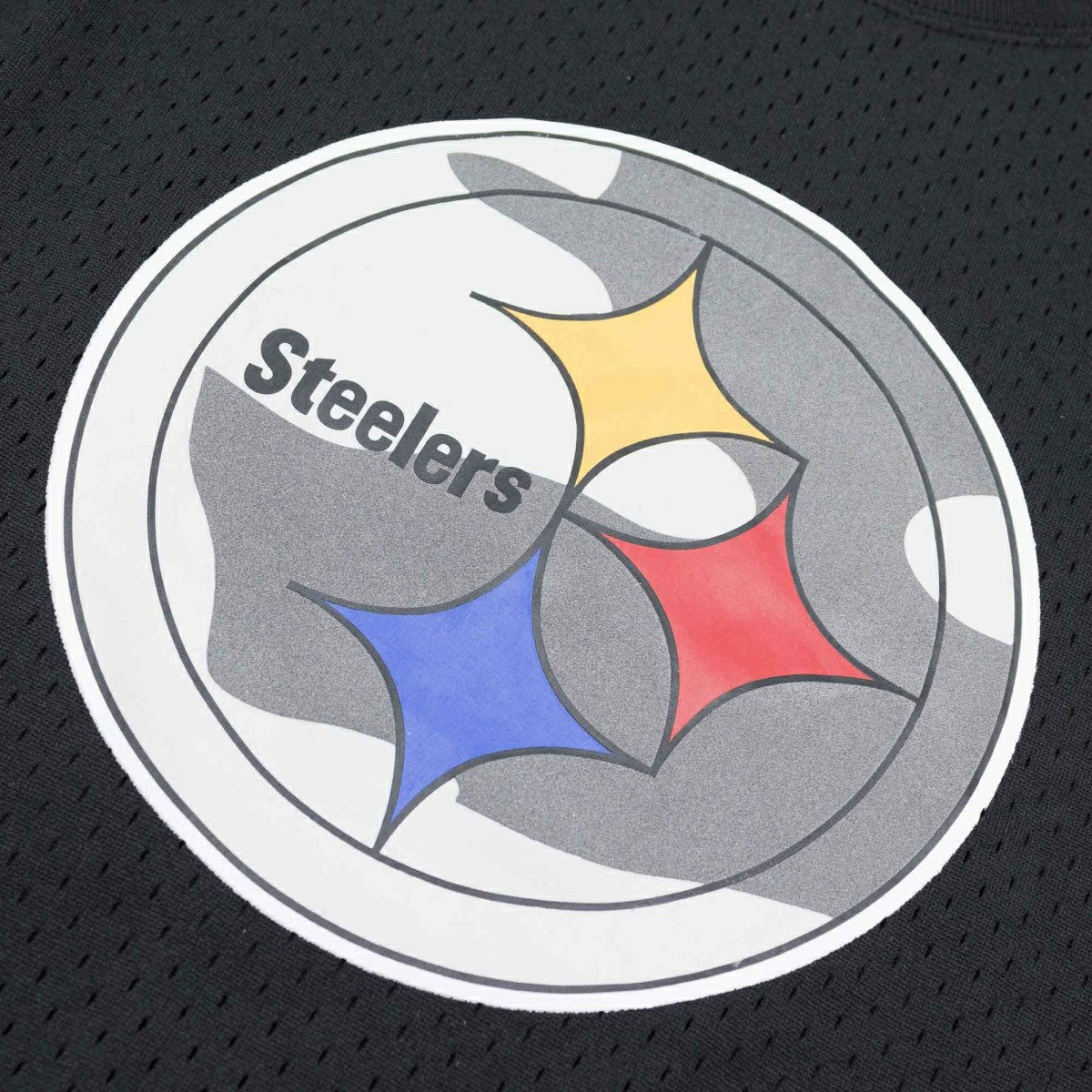 Pittsburgh Steelers Mitchell & Ness Camo Reflective NFL Crew Mesh Jersey Classic