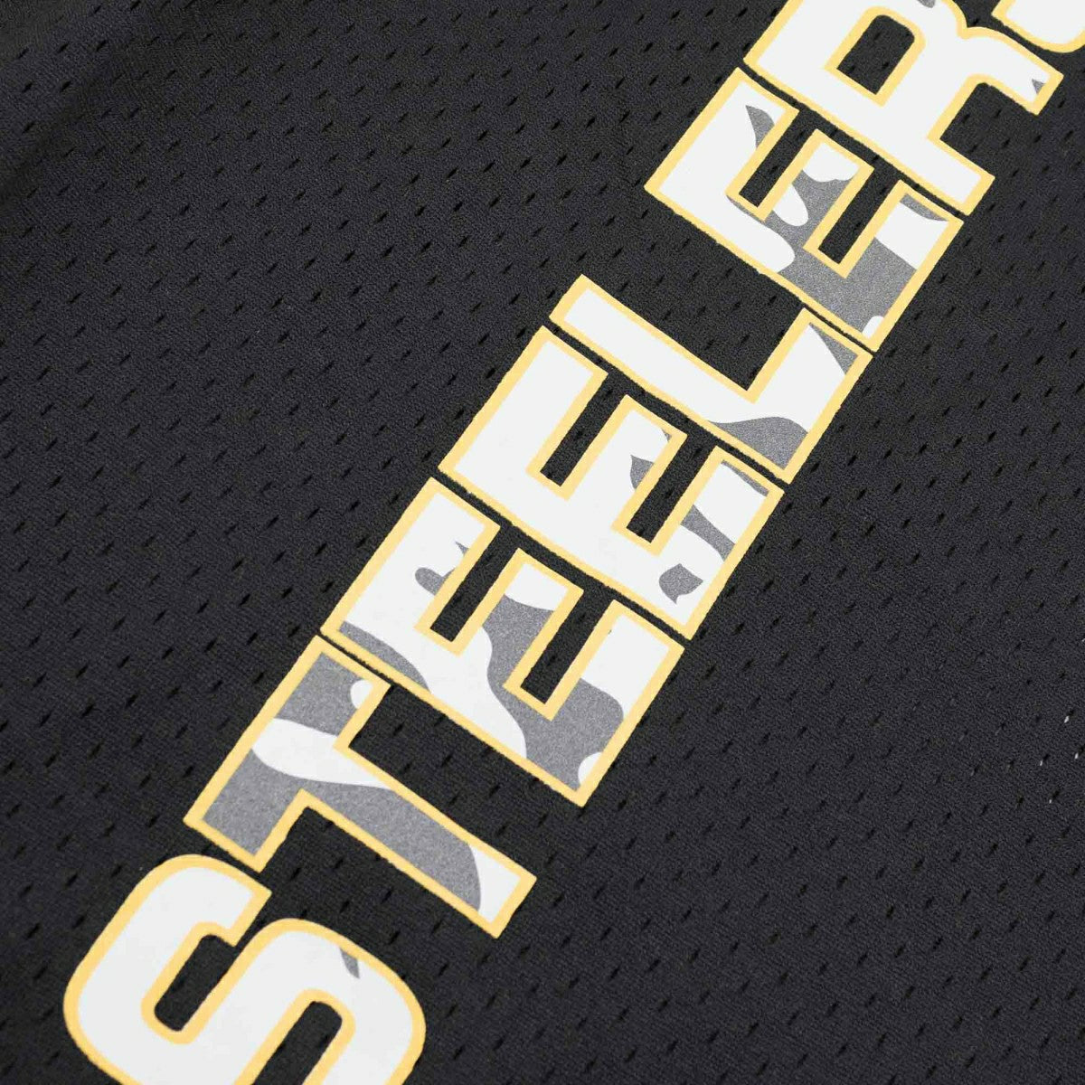Pittsburgh Steelers Mitchell & Ness Camo Reflective NFL Crew Mesh Jersey Classic