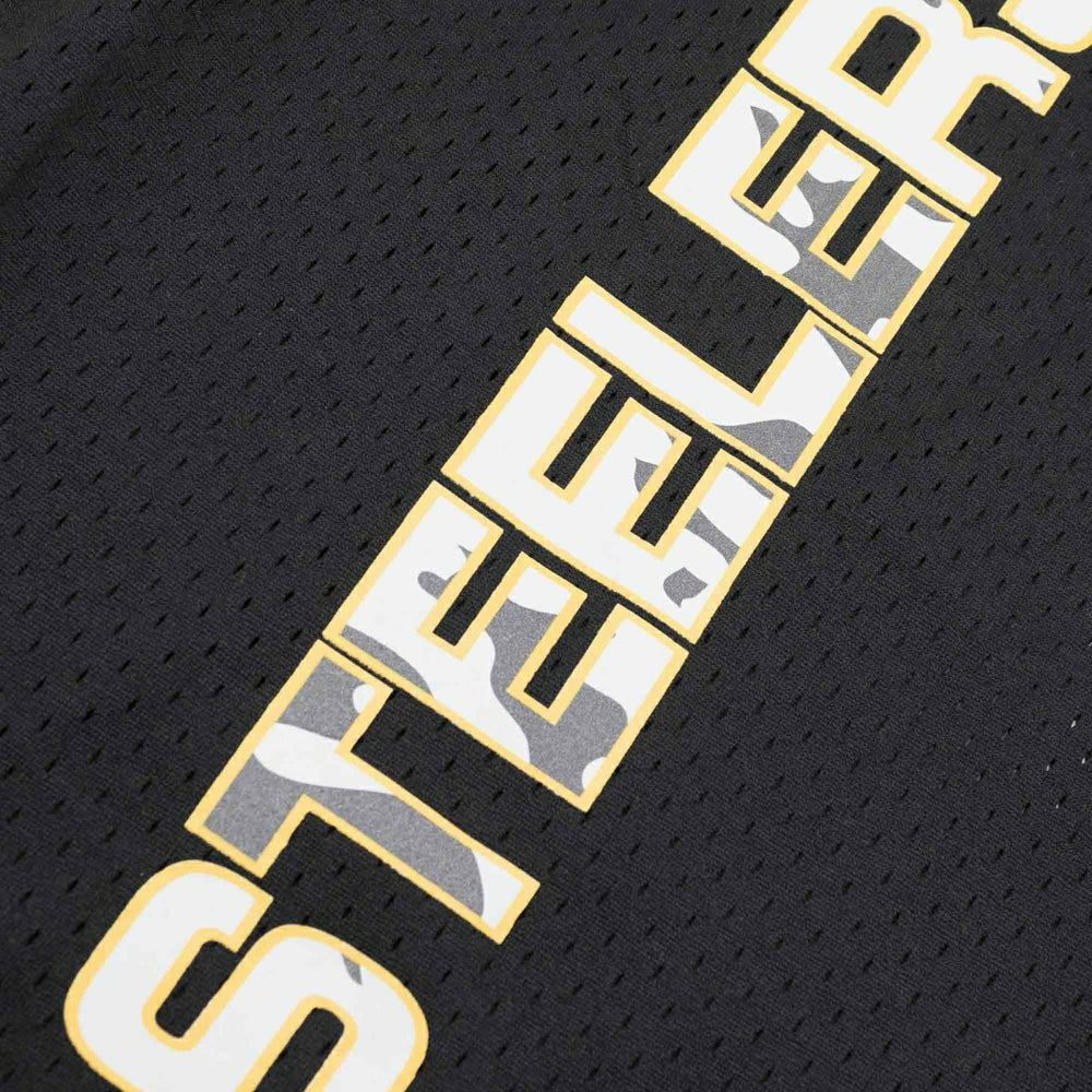 Pittsburgh Steelers Mitchell & Ness Camo Reflective NFL Crew Mesh Jersey Classic