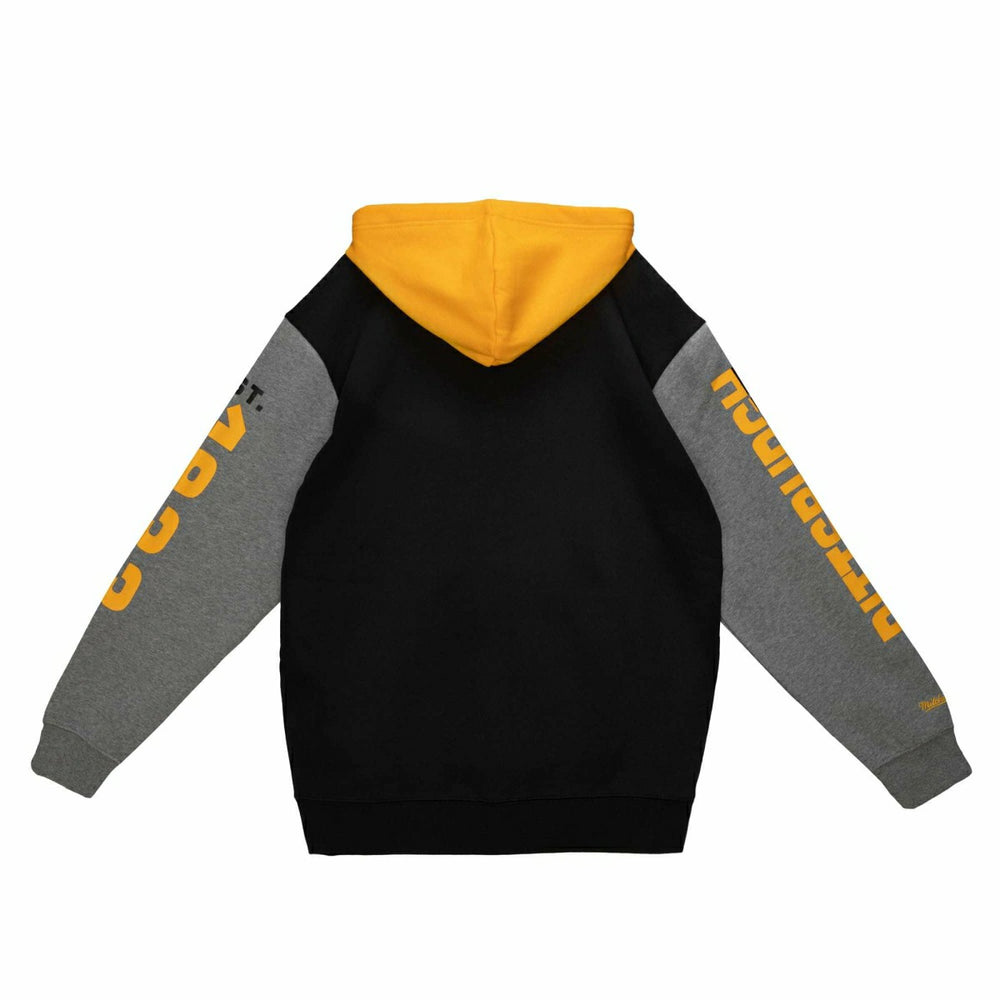 Pittsburgh Steelers Mitchell & Ness NFL Full Zip Fleece Hoodie Fashion