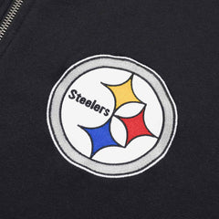Pittsburgh Steelers Mitchell & Ness NFL Full Zip Fleece Hoodie Fashion