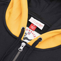 Pittsburgh Steelers Mitchell & Ness NFL Full Zip Fleece Hoodie Fashion