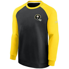 Pittsburgh Steelers Raglan NFL Throwback Nike Crewneck Pullover Lifestyle