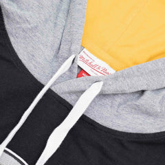 Pittsburgh Steelers Color Blocked Mitchell & Ness Lightweight NFL Hoodie Taass sale