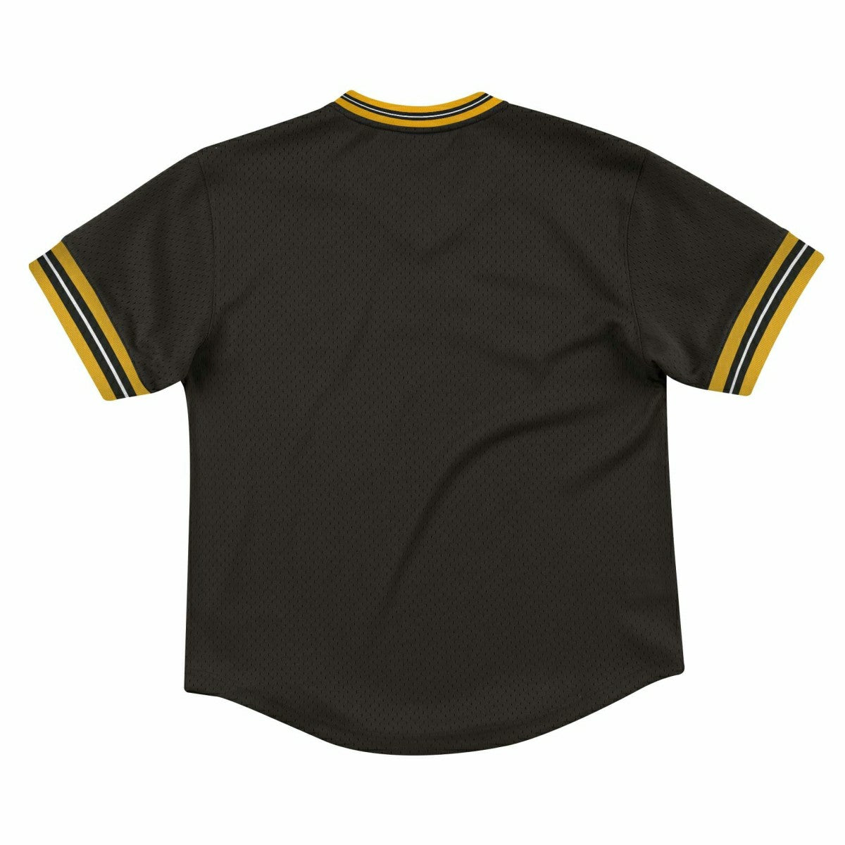 Pittsburgh Steelers Unbeaten Mitchell & Ness NFL V-Neck Mesh Shirt Black Taass for sale