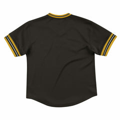 Pittsburgh Steelers Unbeaten Mitchell & Ness NFL V-Neck Mesh Shirt Black Taass for sale