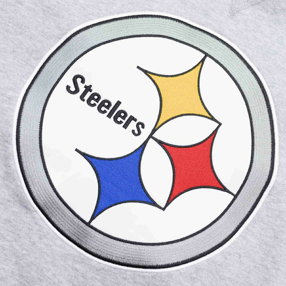 Pittsburgh Steelers Pinnacle Mitchell & Ness NFL Heavyweight Fleece Hoodie Taass US