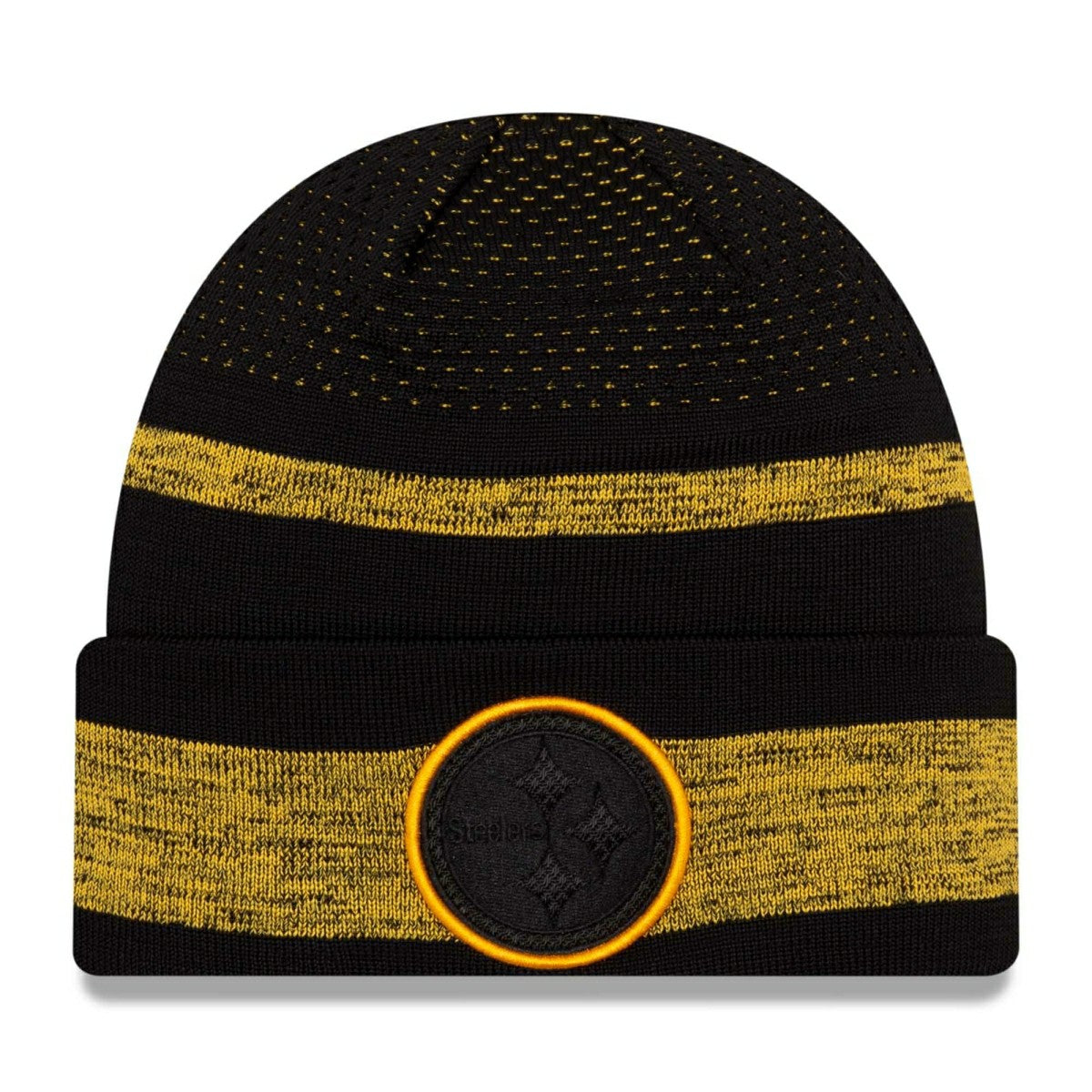 Pittsburgh Steelers 2021 NFL Sideline New Era Tech Knit Beanie Classic