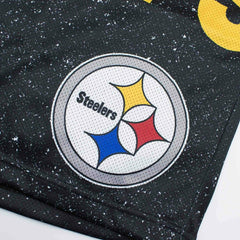 Pittsburgh Steelers Jumbotron Throwback Mitchell & Ness NFL Shorts Black Fashion