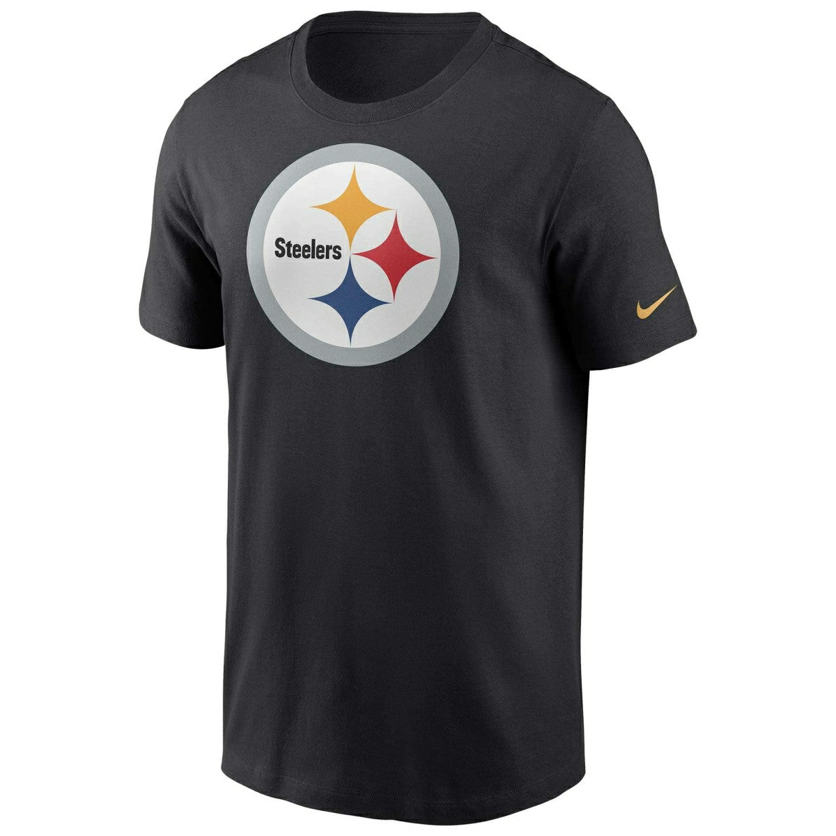 Pittsburgh Steelers Nike Essential Logo NFL T-Shirt Black Lifestyle
