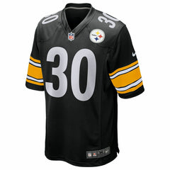James Conner #30 Pittsburgh Steelers Nike Game NFL Football Jersey Black Taass for sale