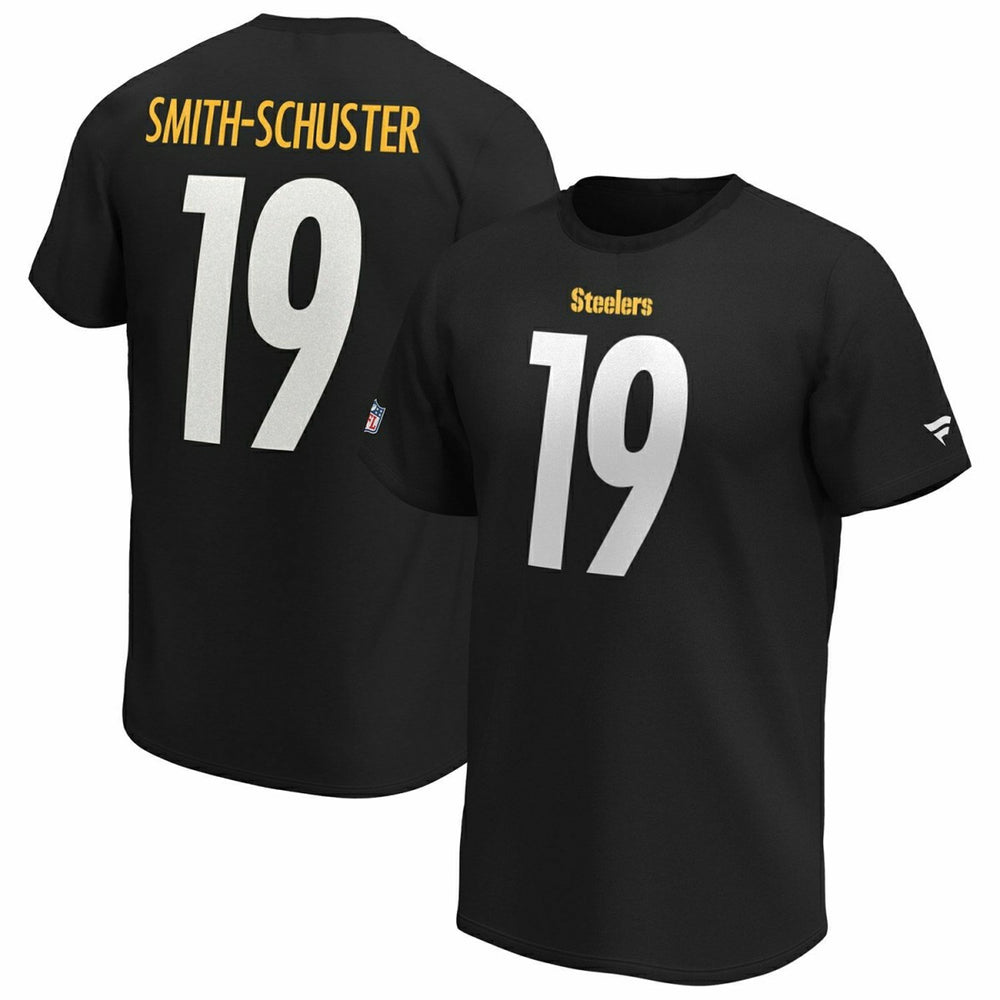 JuJu Smith-Schuster #19 Pittsburgh Steelers Fanatics Player NFL T-Shirt Black Taass US