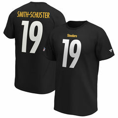 JuJu Smith-Schuster #19 Pittsburgh Steelers Fanatics Player NFL T-Shirt Black Taass US
