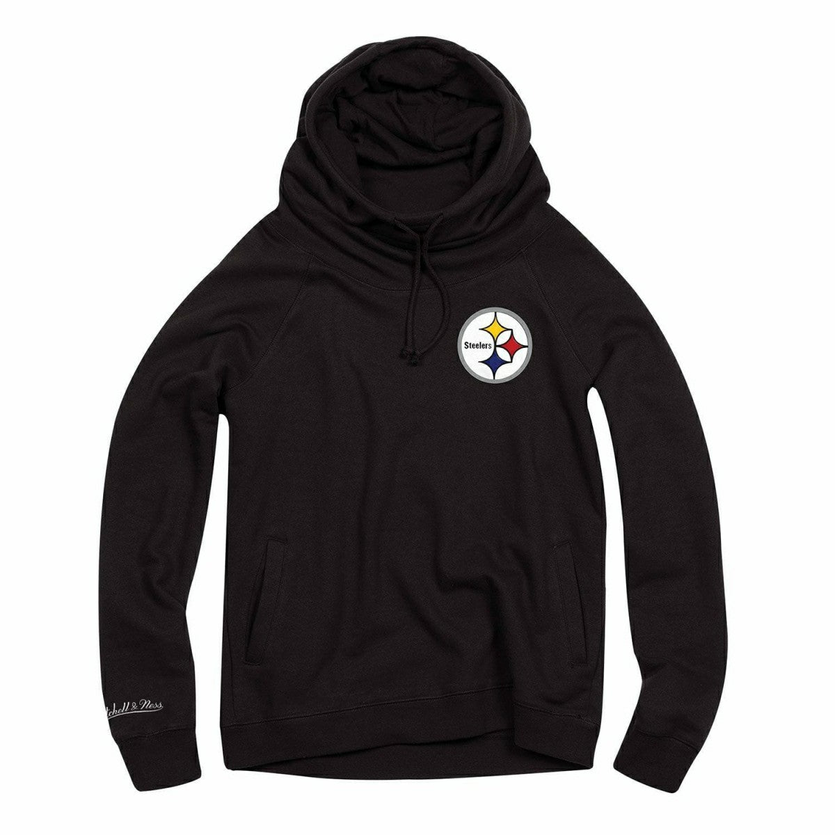 Pittsburgh Steelers Funnel Neck Pullover NFL Hoodie (WOMEN'S) Taass US