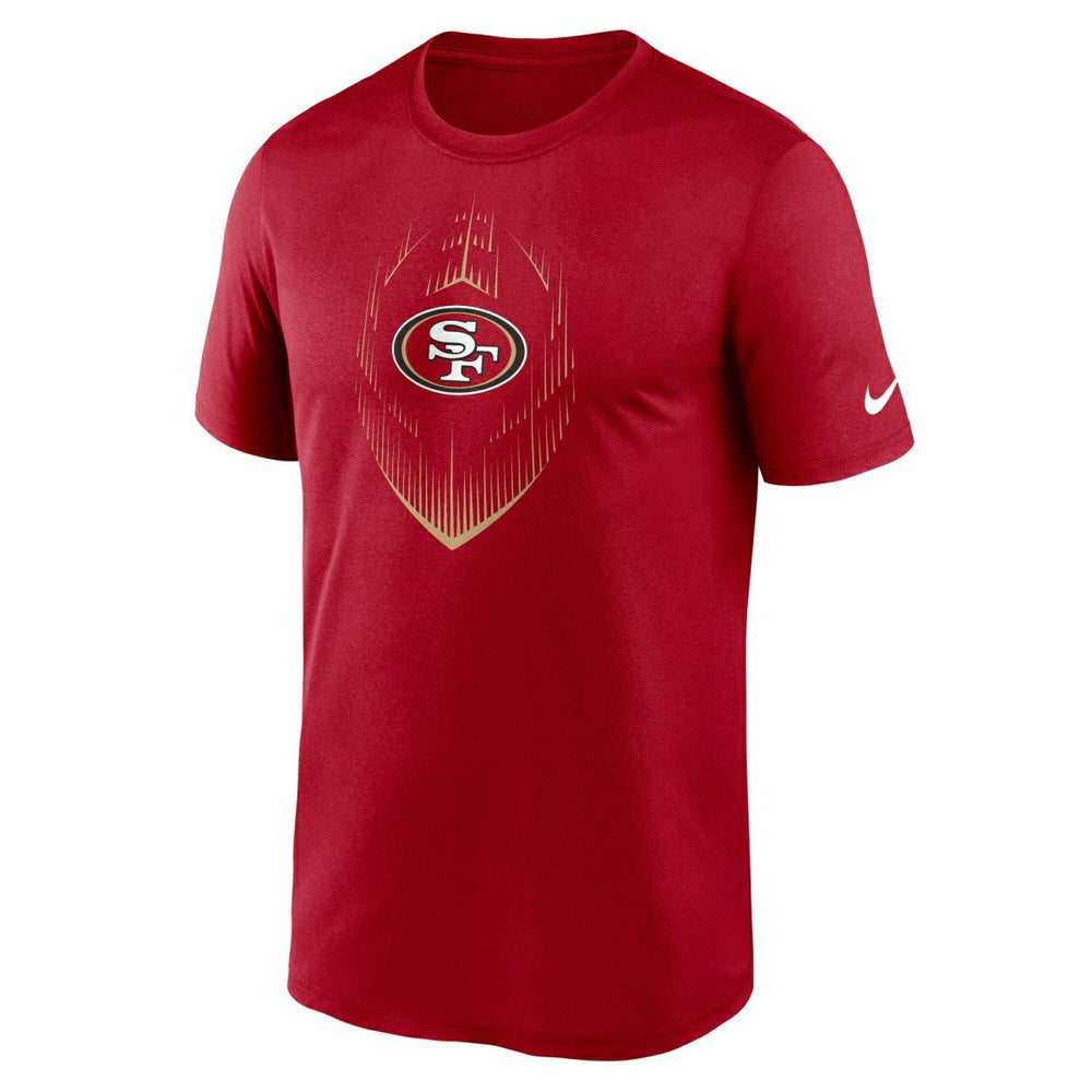 San Francisco 49ers 2024 Icon Nike Legend NFL T-Shirt Red Taass US