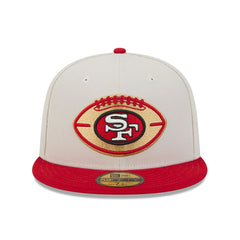 San Francisco 49ers Historic 2024 NFL Sideline New Era 59FIFTY Fitted Cap Lifestyle