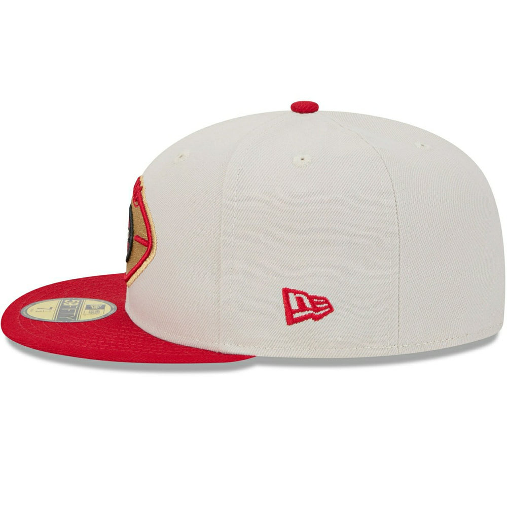 San Francisco 49ers Historic 2024 NFL Sideline New Era 59FIFTY Fitted Cap Lifestyle