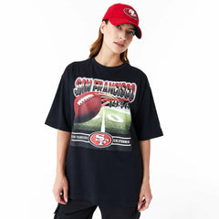 San Francisco 49ers Field Graphic New Era Oversized NFL T-Shirt Taass US