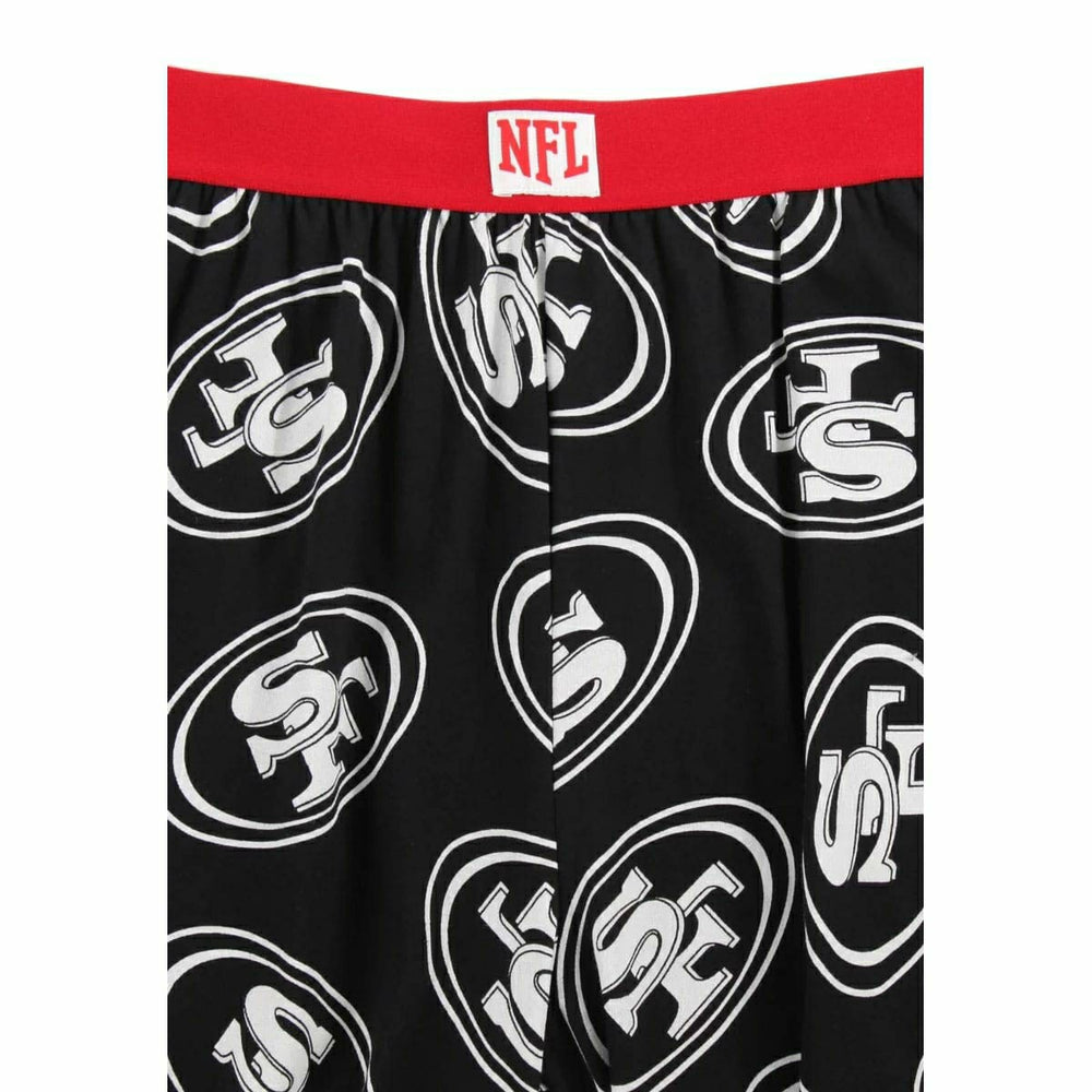 San Francisco 49ers Outline Recovered NFL Lounge Pants Black Lifestyle