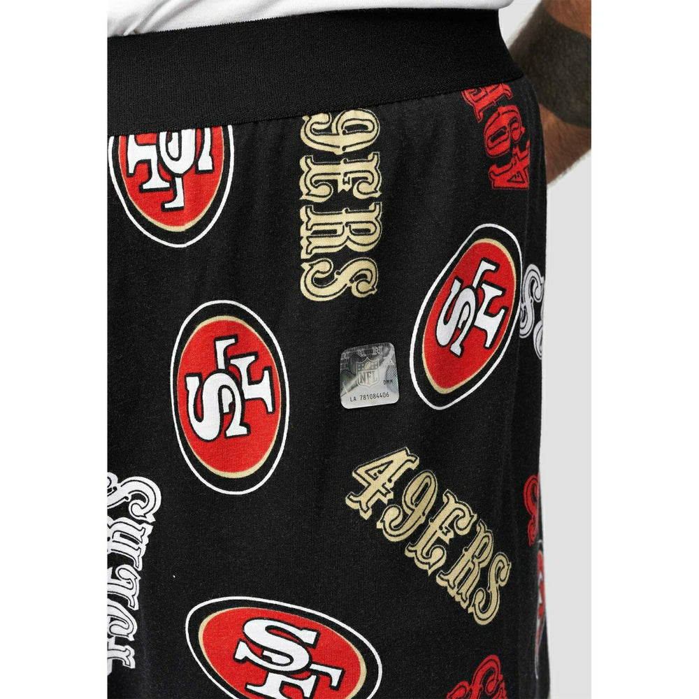 San Francisco 49ers Recovered NFL Lounge Pants Black Taass sale