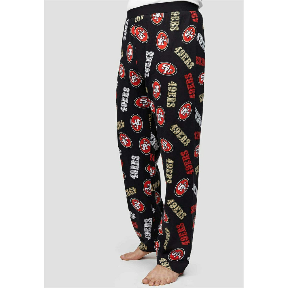 San Francisco 49ers Recovered NFL Lounge Pants Black Taass sale