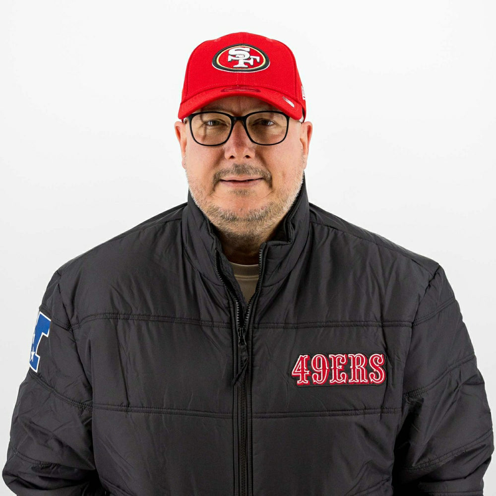 San Francisco 49ers Mitchell & Ness In The Clutch Puffer NFL Jacket Black Taass US