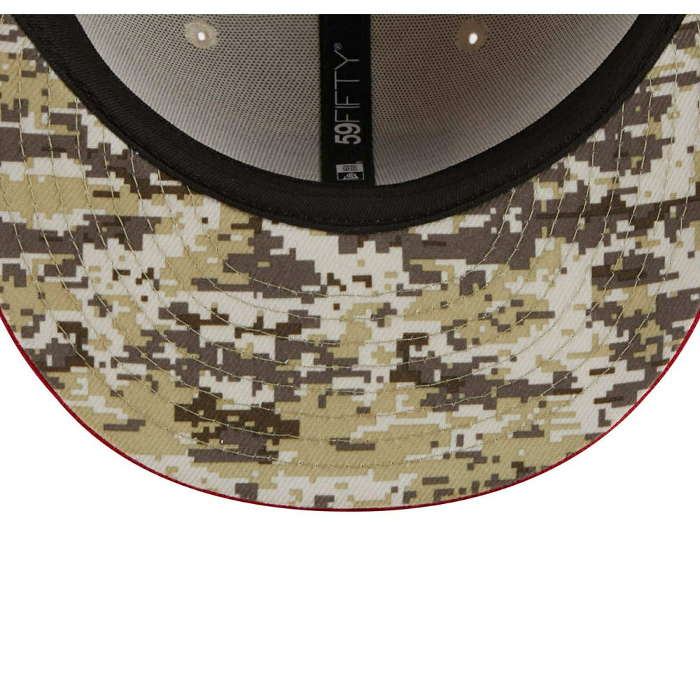 San Francisco 49ers 2023 NFL Salute to Service New Era 59FIFTY Fitted Cap Taass sale