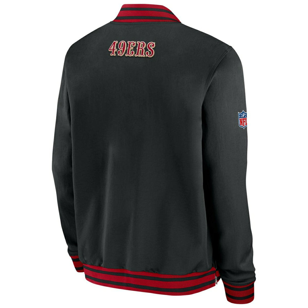 San Francisco 49ers NFL Sideline Nike Coach Bomber Jacket Taass US