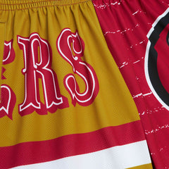 San Francisco 49ers Mitchell & Ness Jumbotron 3.0 NFL Shorts Fashion