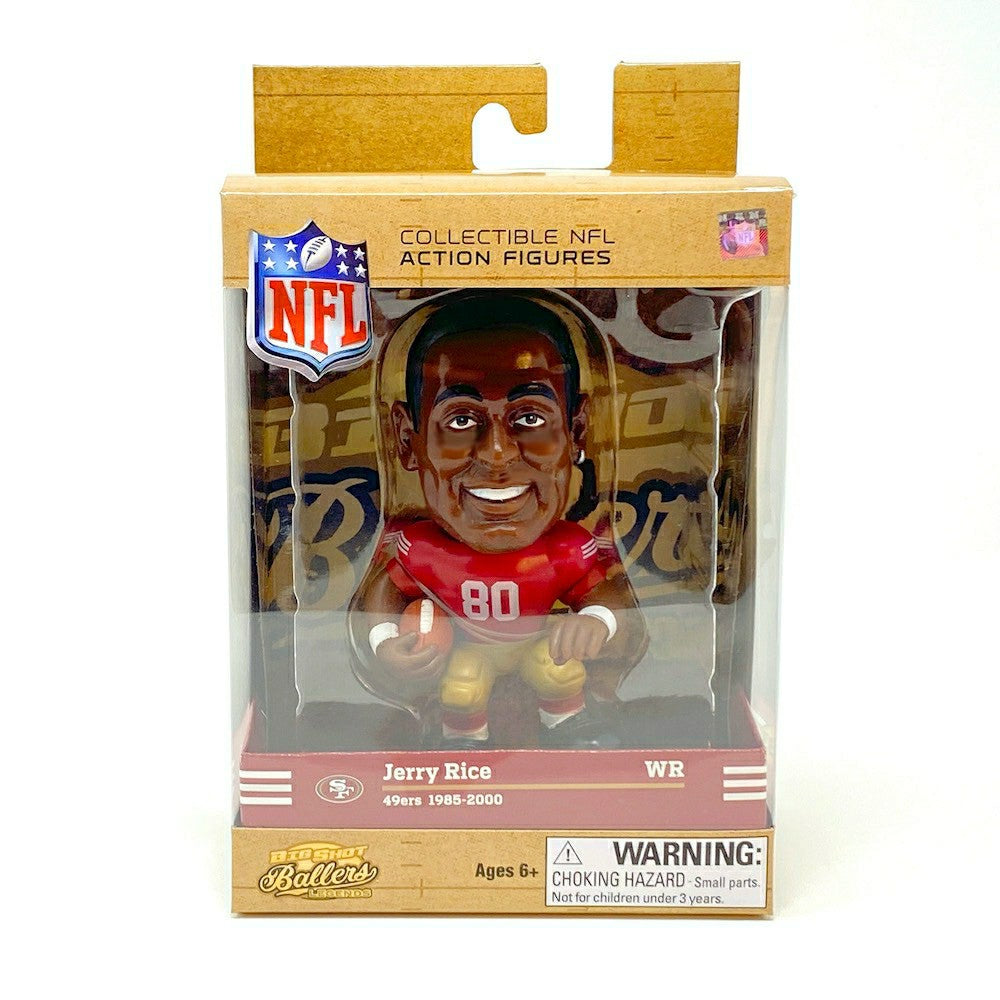 Jerry Rice San Francisco 49ers Big Shot Ballers Legends NFL Figure Lifestyle