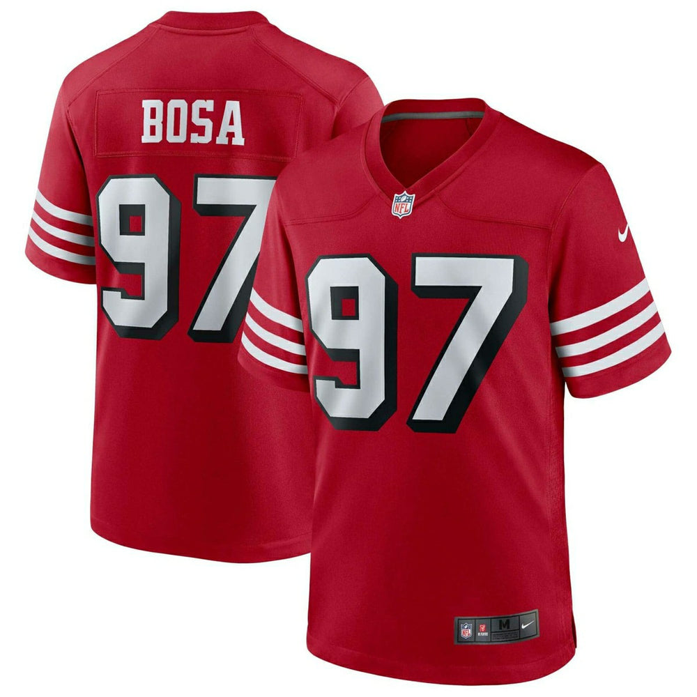 Nick Bosa #97 San Francisco 49ers Nike Game NFL Jersey Alternate Red Taass sale