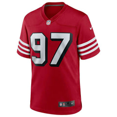 Nick Bosa #97 San Francisco 49ers Nike Game NFL Jersey Alternate Red Taass sale