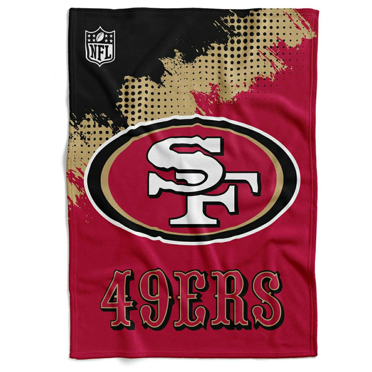 San Francisco 49ers Corner Fleece NFL Blanket Fashion