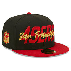 San Francisco 49ers 2022 NFL Draft On-Stage New Era 59FIFTY Fitted Cap Taass sale