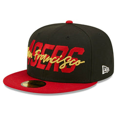 San Francisco 49ers 2022 NFL Draft On-Stage New Era 59FIFTY Fitted Cap Taass sale
