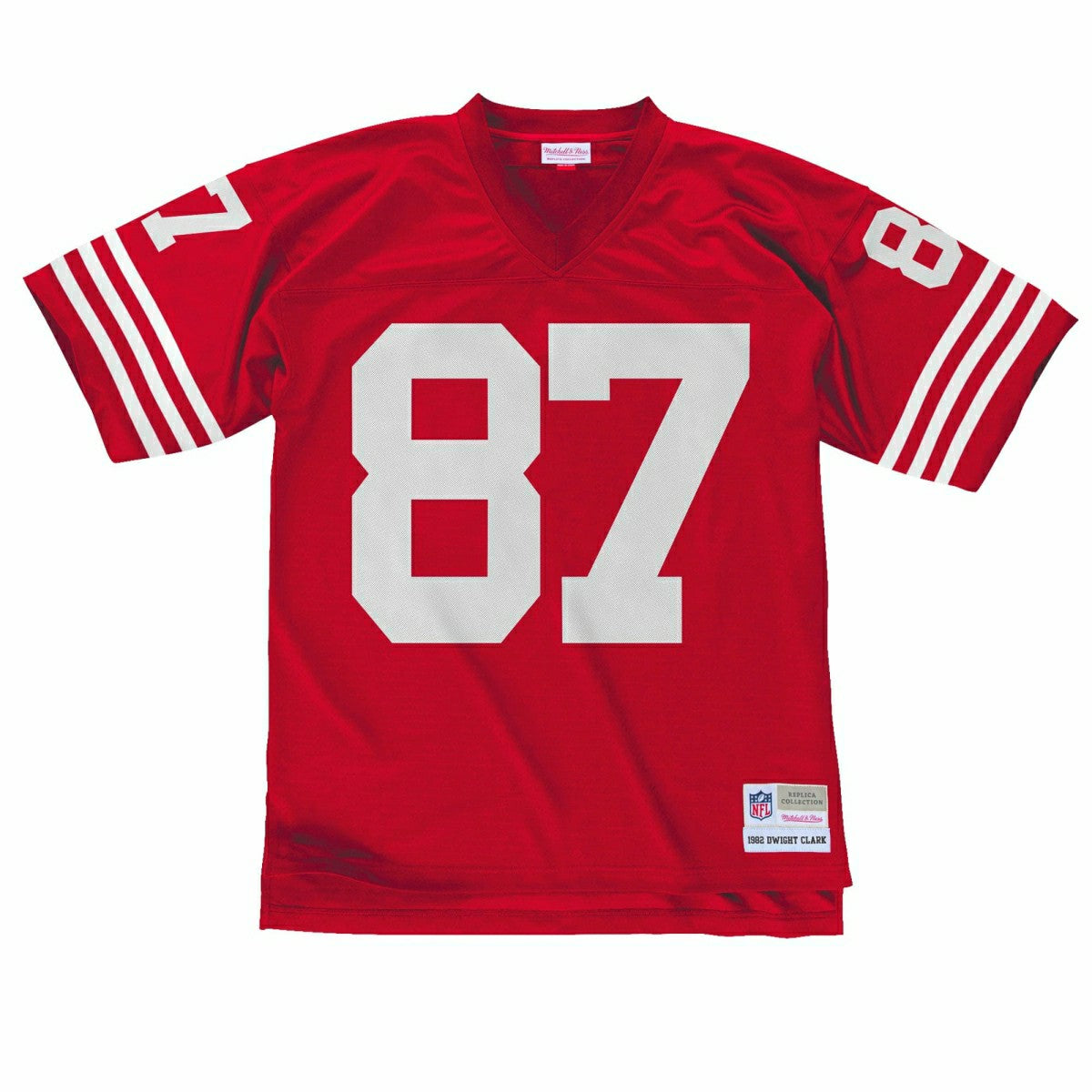 Dwight Clark #87 San Francisco 49ers Mitchell & Ness Throwback NFL Jersey Red Lifestyle