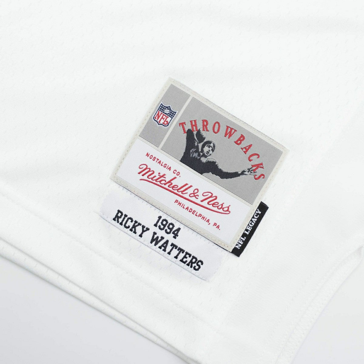 Ricky Watters #32 San Francisco 49ers Mitchell & Ness Throwback NFL Jersey White Taass sale