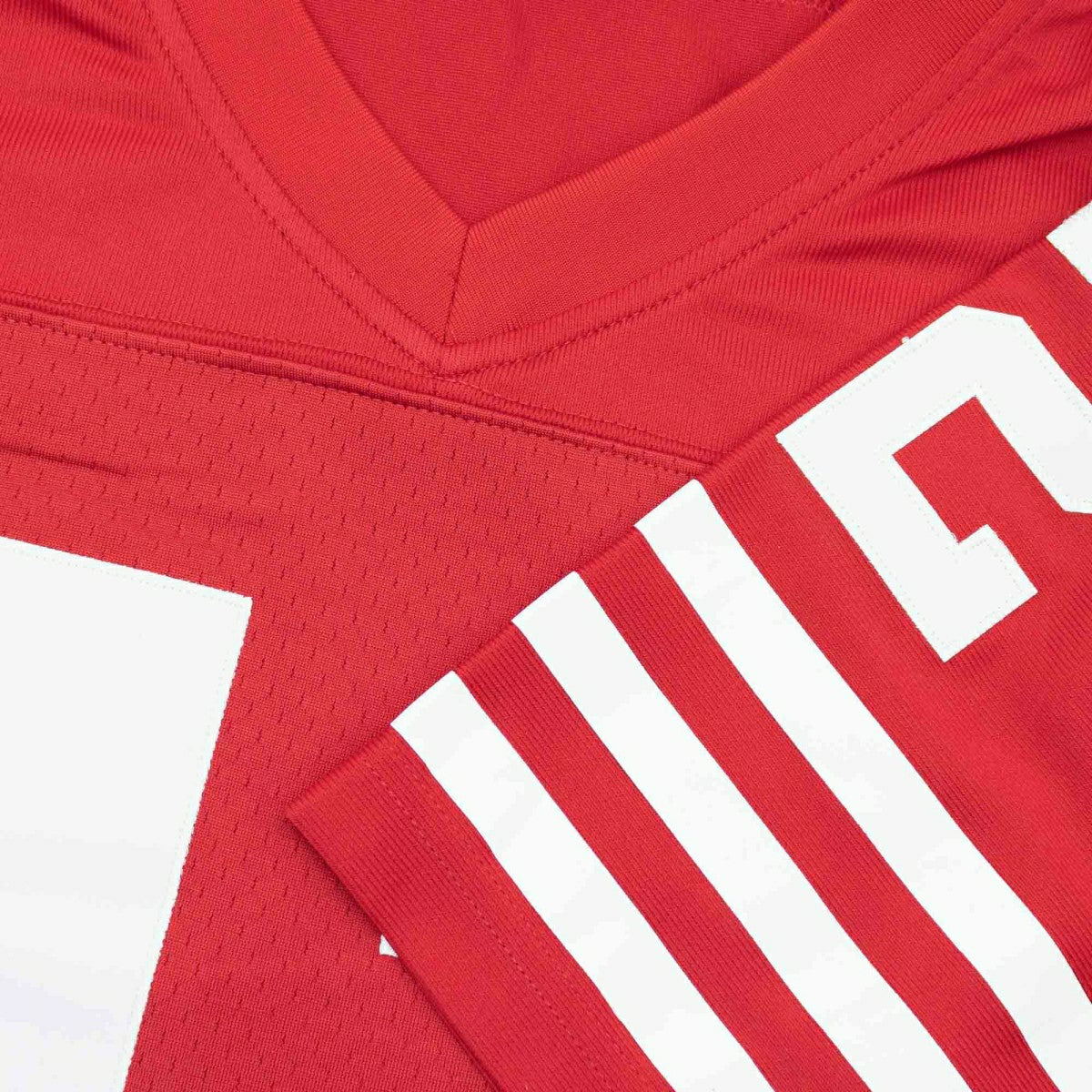 Ronnie Lott #42 San Francisco 49ers Mitchell & Ness Throwback NFL Jersey Red Taass for sale