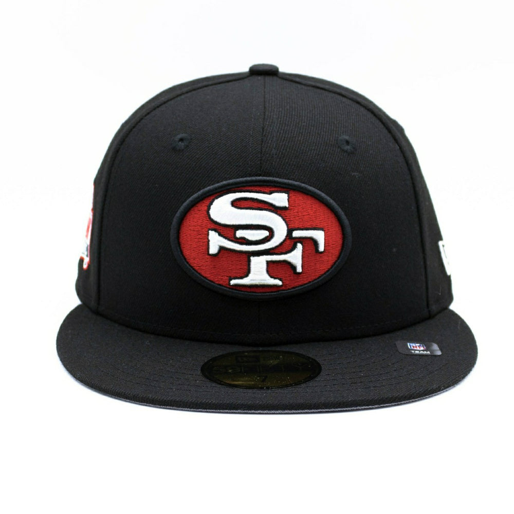 San Francisco 49ers Super Bowl XXIV New Era 59FIFTY Fitted NFL Cap Black Taass US