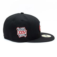 San Francisco 49ers Super Bowl XXIV New Era 59FIFTY Fitted NFL Cap Black Taass US