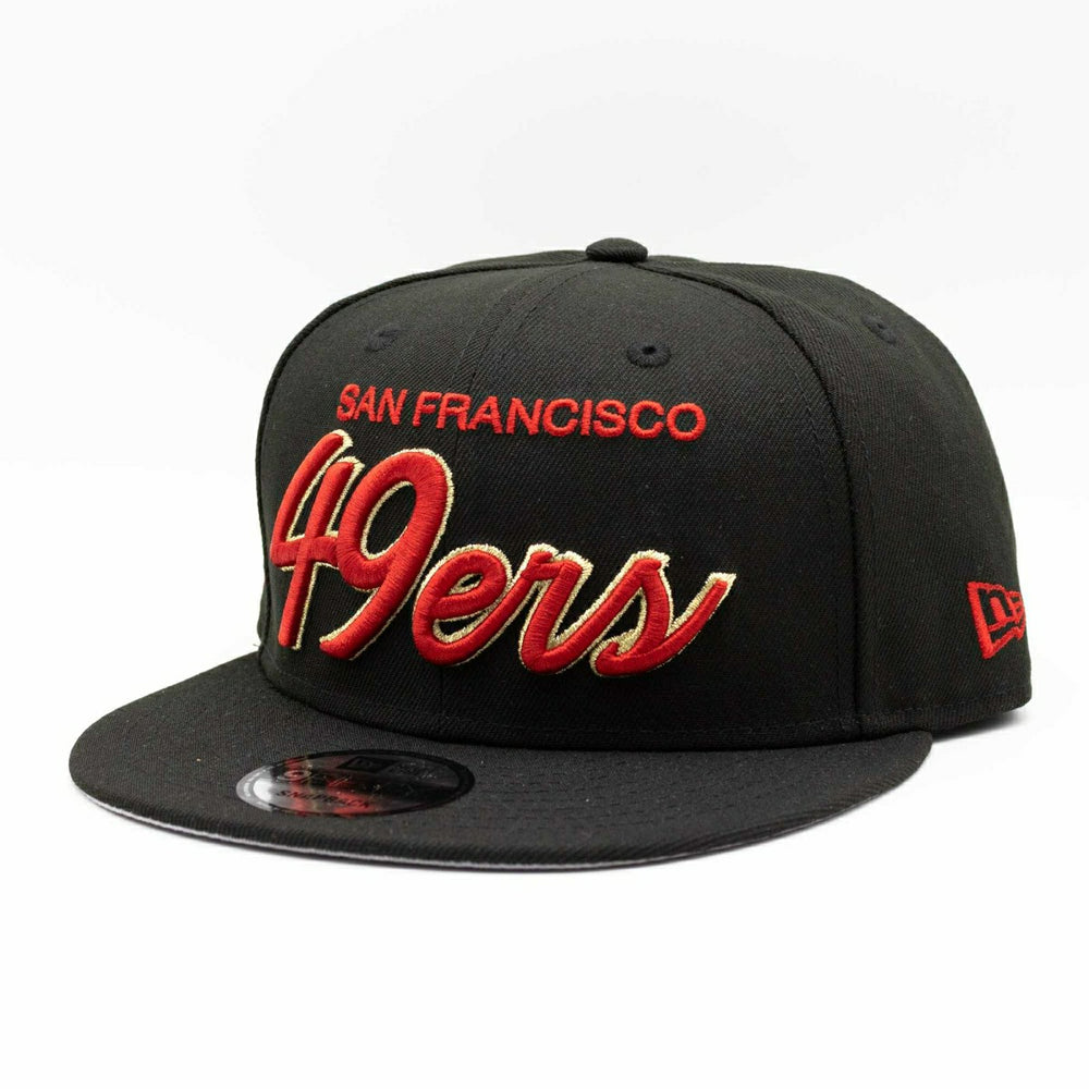San Francisco 49ers Super Bowl XIX Script New Era 9FIFTY NFL Snapback Cap Fashion